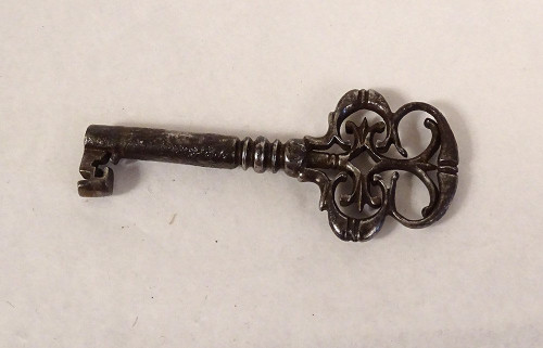 Aktentasche, Portemonnaie, Tasche, Leder, rot, marokkanischer Silberschlüssel, XVIII