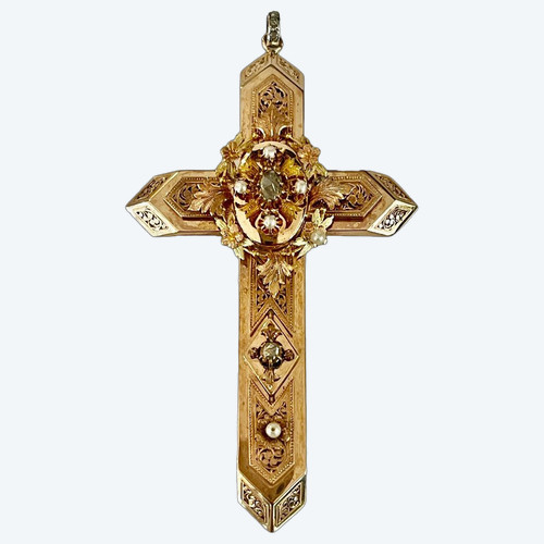 Importante Croix d'époque Napoléon III
