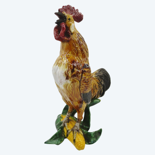 Rooster in slip, 20th century.