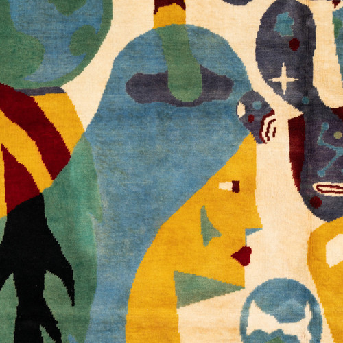 According to Akacorleone. Carpet, or “Baisa City” tapestry. Contemporary work.