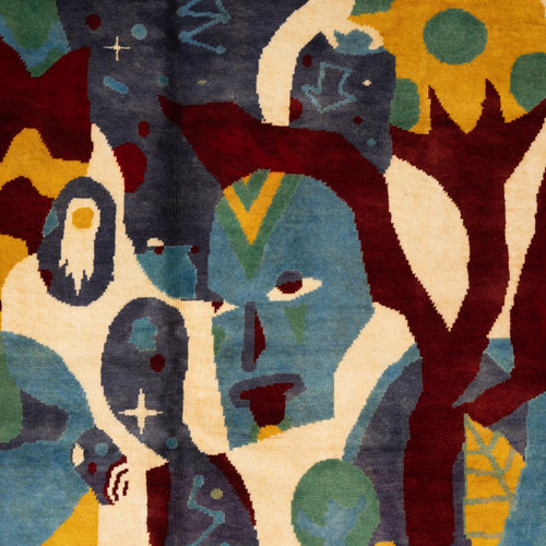 According to Akacorleone. Carpet, or “Baisa City” tapestry. Contemporary work.