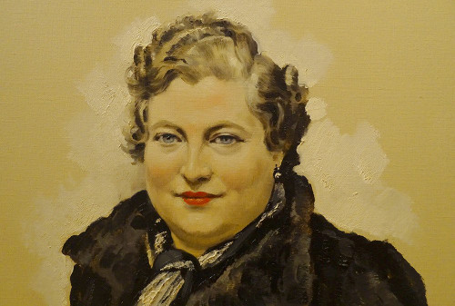 Großes HST Gemälde Van Caulaert Porträt Elegante Frau Paris XX Jh.