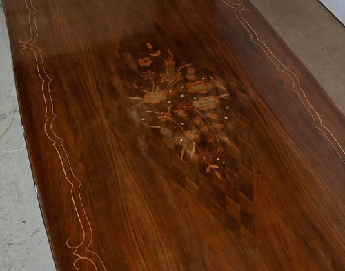 Table Rectangulaire en Palissandre de Rio, attribué à J. Leleu, Art Déco – 1940