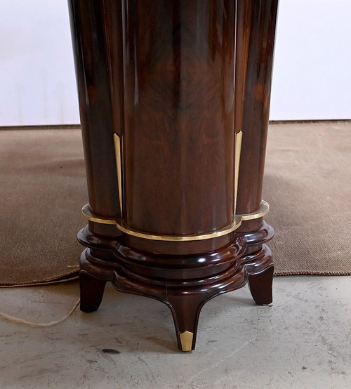 Table Rectangulaire en Palissandre de Rio, attribué à J. Leleu, Art Déco – 1940