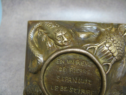 Animale in bronzo firmato Jacques Birr.