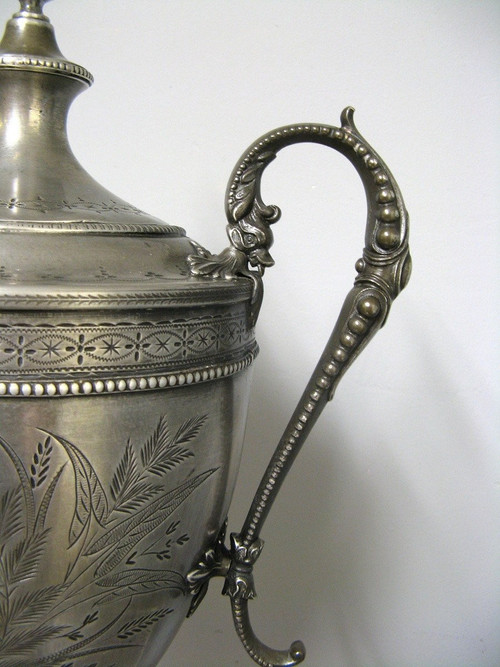 Fontaine à Thé XIXe. Samovar Mi-victorien.