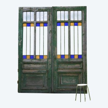 Portal Double Door XIXth Old Monumental Doors