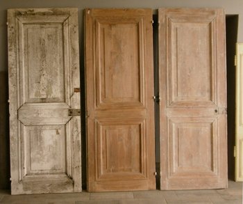Belles Portes Ancienne De Communication Cossues Chêne Début XXème Porte Boiserie