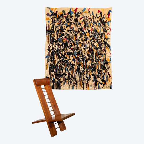 Danhôo. Carpet, or tapestry, in wool. Contemporary work