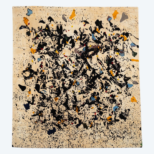 Danhôo. Carpet, or tapestry, in wool. Contemporary work