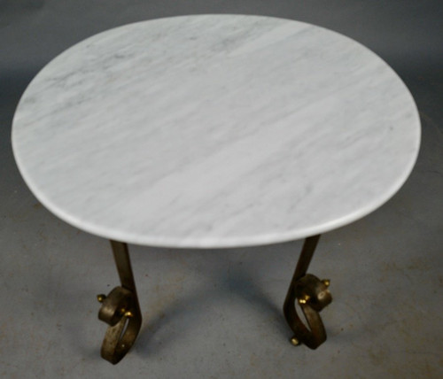 Desserte Art Deco Dessus Marbre