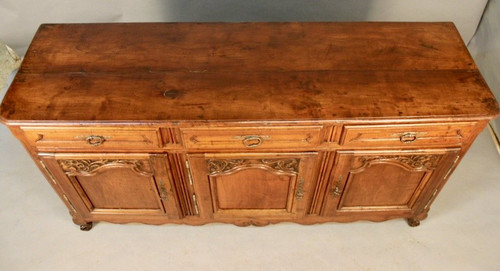 Credenza Luigi XV In Noce Del XVIII Secolo