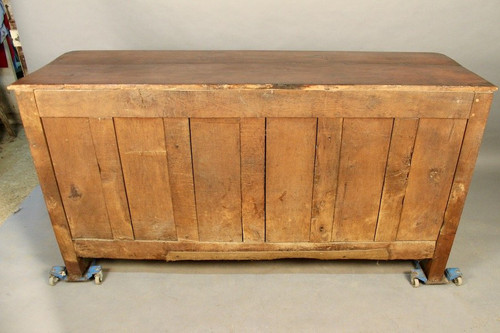 Credenza Luigi XV In Noce Del XVIII Secolo