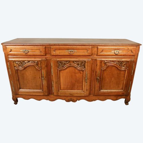Credenza Luigi XV In Noce Del XVIII Secolo