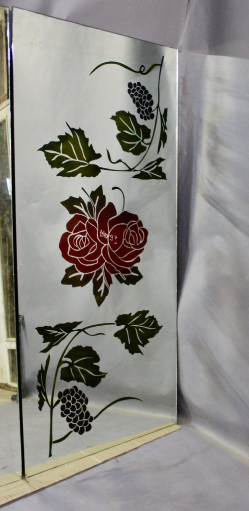 Suite Of 4 Large Decorated Mirrors