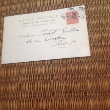 LOT de deux cartes anciennes de Mucha