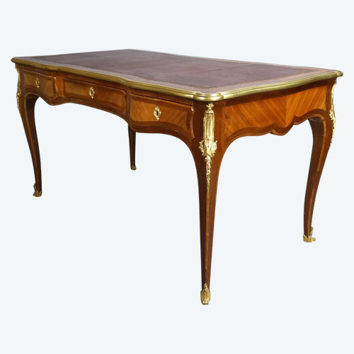 Louis XV Desk In Marquetry