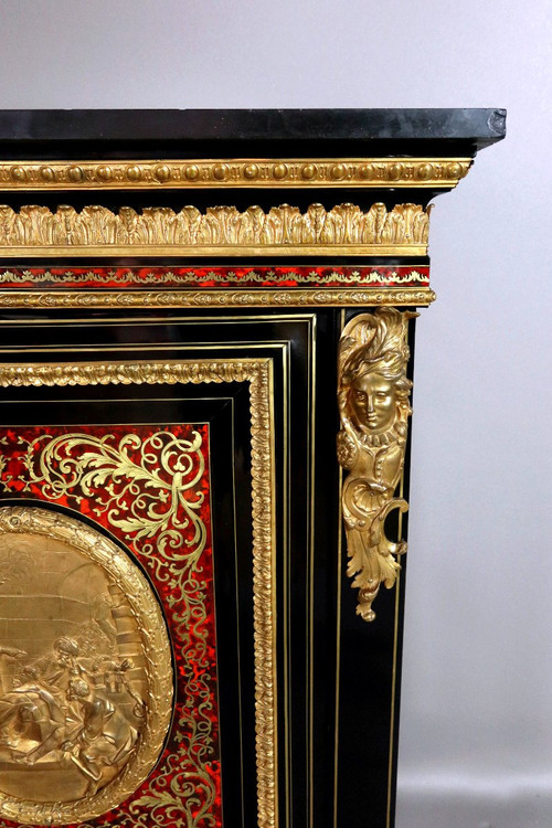 Buffet En Marqueterie Boulle XIX ème Siècle