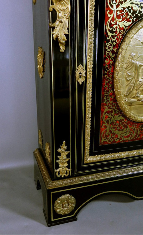 Buffet En Marqueterie Boulle XIX ème Siècle