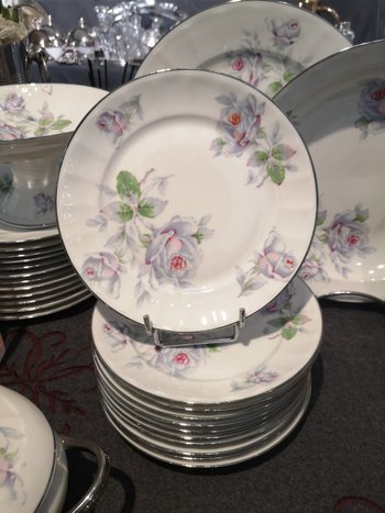 Service de table en porcelaine de limoges Lamotte années 30