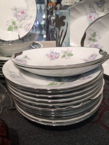 Service de table en porcelaine de limoges Lamotte années 30