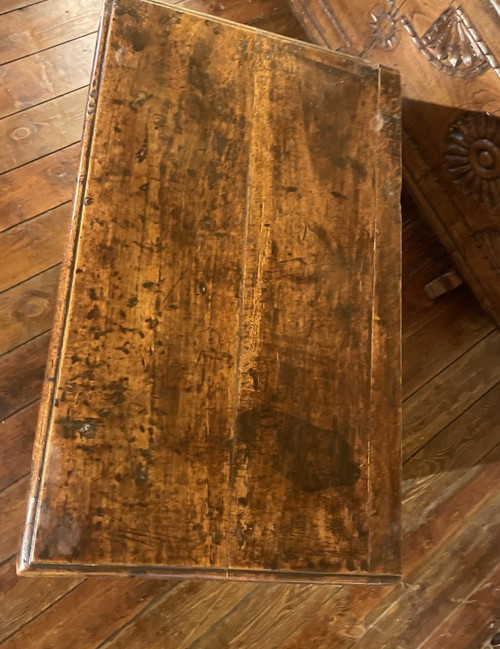 Small Italian Walnut Chest of Drawers-17th Century