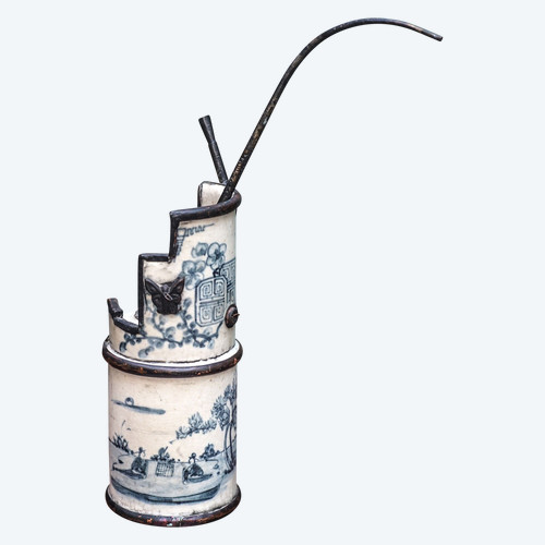 PIPE À EAU - OPIUM porcelaine craquelée