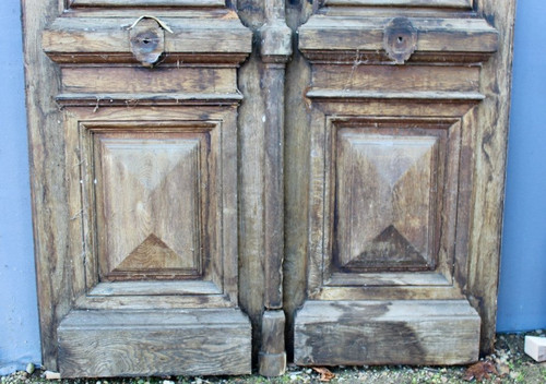 Porte Cochere In Oak With Diamond Tips