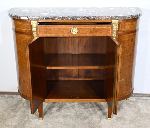 Buffet en Loupe de Thuya et Acajou, style Louis XVI – 2ème partie XIXe