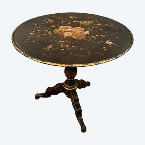 Kippbarer Säulentisch aus der Zeit Napoleons III., um 1870