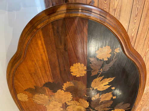 Table Guéridon Émile Gallé