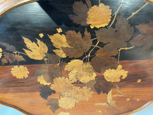 Table Guéridon Émile Gallé