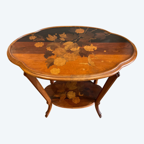 Table Guéridon Émile Gallé