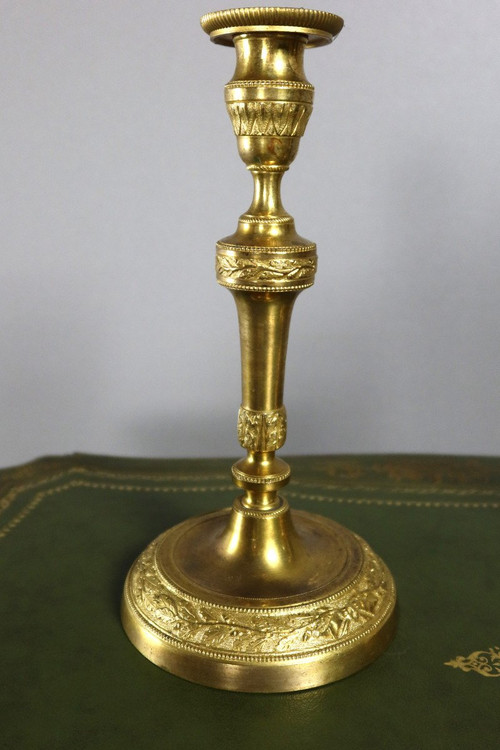 Coppia di candelieri di epoca Luigi XVI