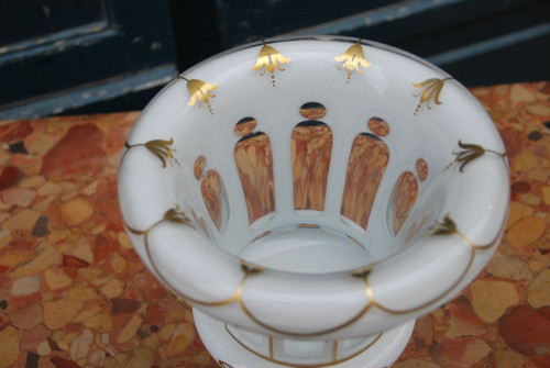 Vase Medicis En Cristal Overlay