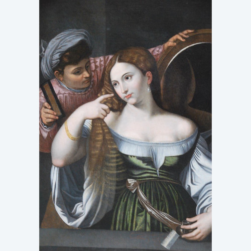 Dopo Tiziano, La giovane donna allo specchio del XVII secolo