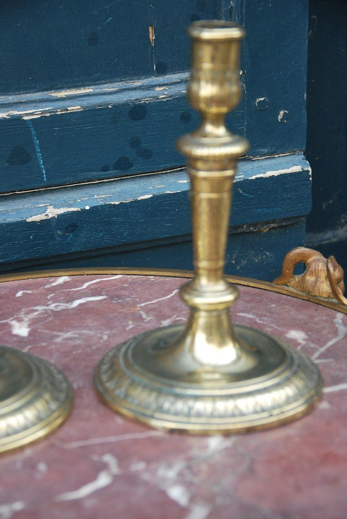 Pair Of Louis XIV Period Candlesticks