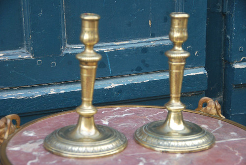 Pair Of Louis XIV Period Candlesticks