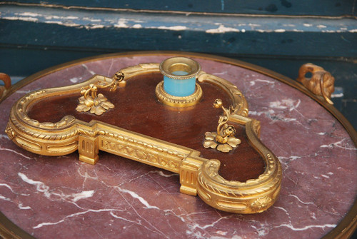 Louis XVI Bronze Inkwell