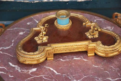 Louis XVI Bronze Inkwell