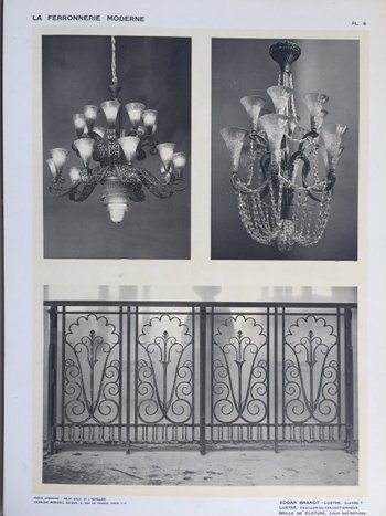 “Modern Ironwork”. H. Clouzot. Moreau editions. 1925.