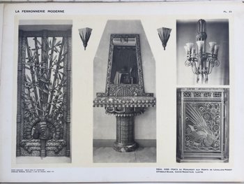 “Modern Ironwork”. H. Clouzot. Moreau editions. 1925.