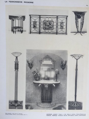 “Modern Ironwork”. H. Clouzot. Moreau editions. 1925.