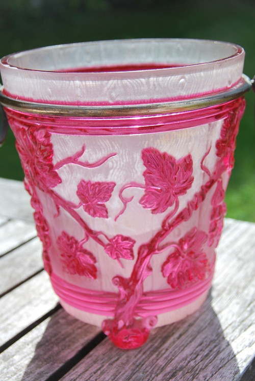 Baccarat Crystal Champagne Bucket, Vines Circa 1880