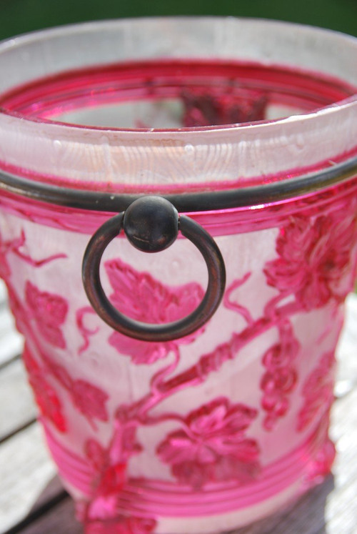 Baccarat Crystal Champagne Bucket, Vines Circa 1880