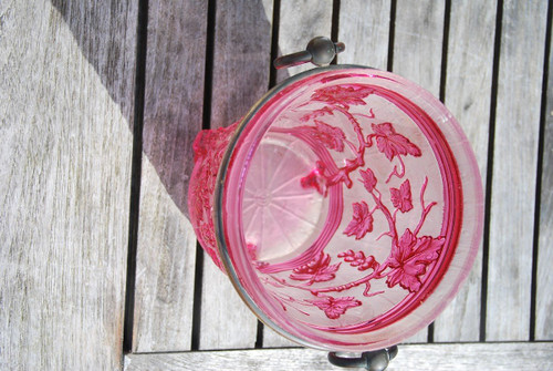 Baccarat Crystal Champagne Bucket, Vines Circa 1880