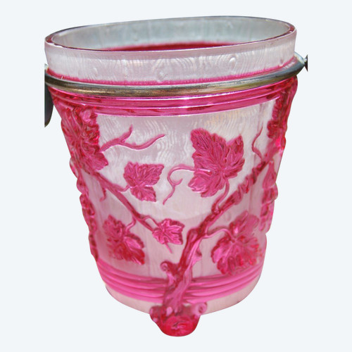 Baccarat Crystal Champagne Bucket, Vines Circa 1880
