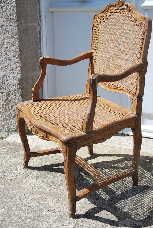 Sessel Canné Epoche Régence XVIII. Jahrhundert
