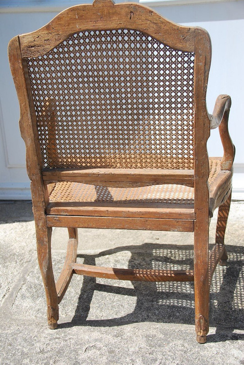 Sessel Canné Epoche Régence XVIII. Jahrhundert