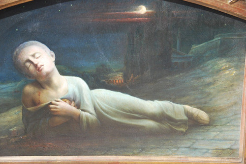 19th century Symbolist school The Martyrdom of Saint Tarcisius of Rome